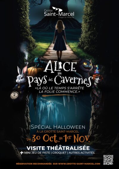 Alice au pays des Cavernes” - Halloween comme vous n’en avez jamais rêvé.
