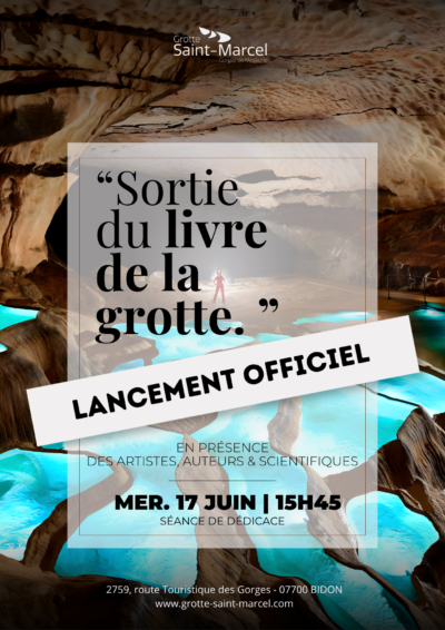 Lancement du livre de prestige de la Grotte